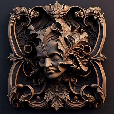 3D model baroque (STL)